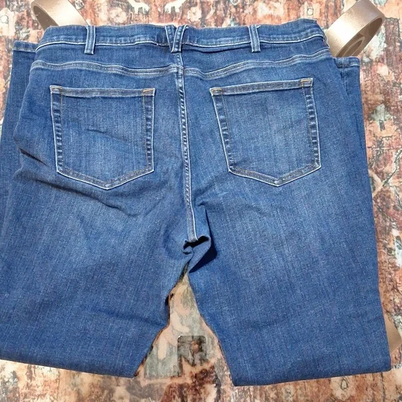 Duluth Trading Co. Sz 14 Straight Leg Dark Blue Excellent Condition - Picture 3 of 3